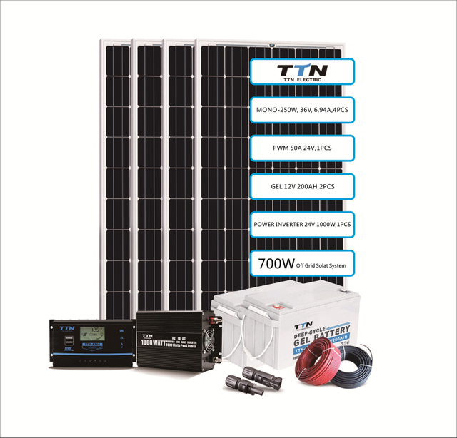 660W / 3960Wh نظام الطاقة الشمسية